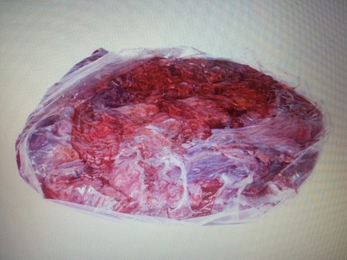 Frozen washed porcine placenta Made in Korea